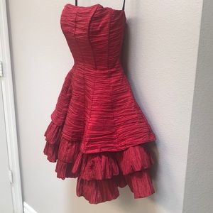 Morgan & Company- Red Cocktail Dress